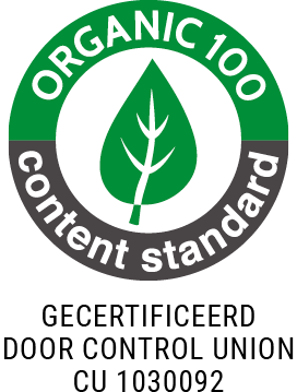 100% OCS organically grown cotton, certified by Control Union CERT CU1030092