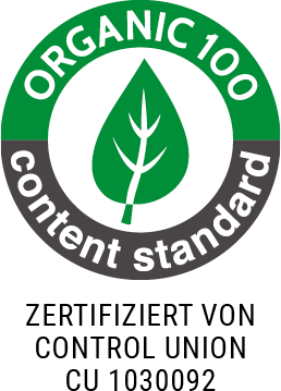 100% OCS organically grown cotton, certified by Control Union CERT CU1030092
